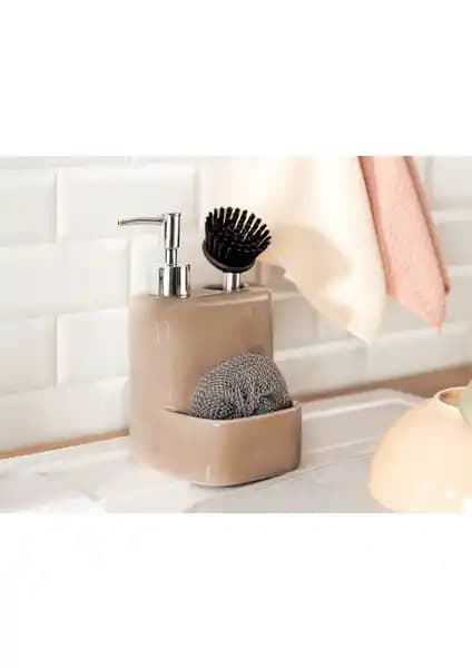 Madame Coco Andre Fırçalı Sıvı Sabunluk Modern ve Şık Tasarımıyla Dekorasyonunuza Uyum Sağlar