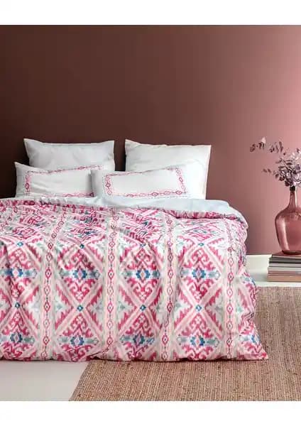 Madame Coco Aron Çift Kişilik %100 Pamuk Renkli Baskılı Nevresim Takımı ve Özellikleri