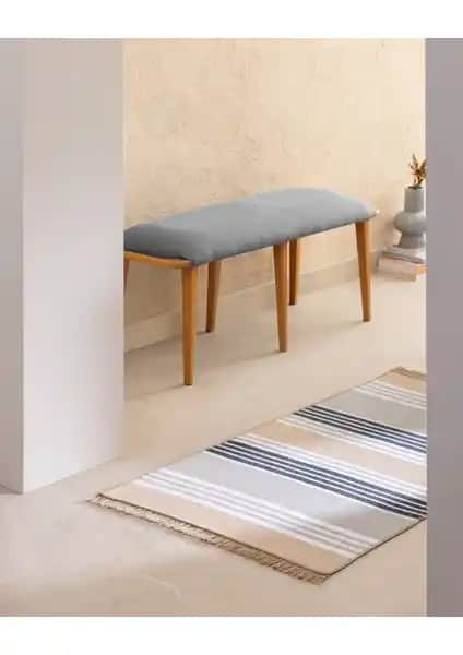 Madame Coco Chagnon Saçaklı Dokuma Kilim: Şık ve Dayanıklı Ev Dekorasyon Ürünü