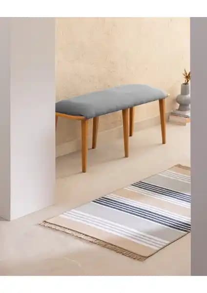 Madame Coco Chagnon Saçaklı Dokuma Kilim: Şık ve Dayanıklı Ev Dekorasyon Ürünü