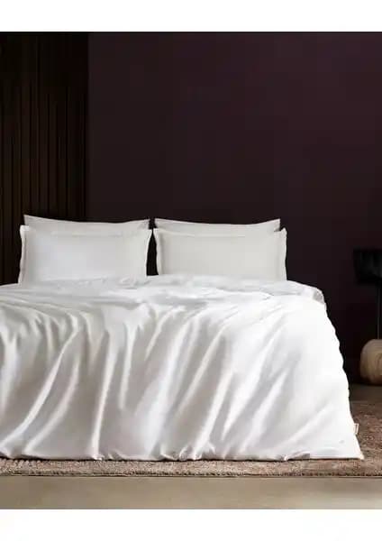 Madame Coco Clarette King Size Bambu Saten Nevresim Takımı Şık ve Konforlu Uyku Deneyimi