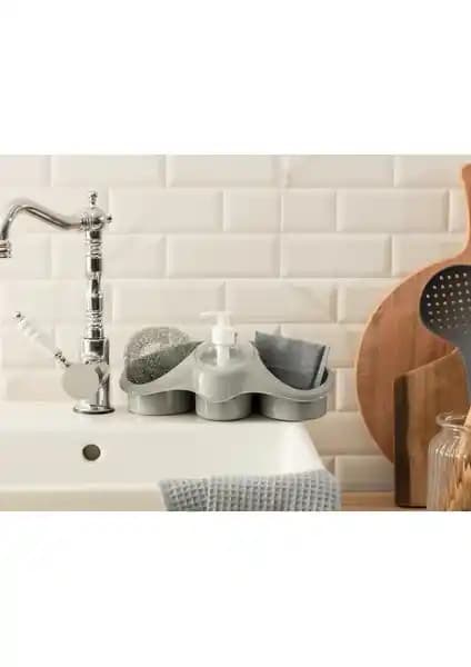 Madame Coco Graque Deterjan Hazneli Süngerlik: Şık ve Dayanıklı Mutfak Temizlik Ürünü