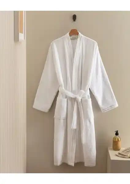 Madame Coco Maynor Kimono Bornoz Unisex %100 Pamuk, Şık ve Rahat Tasarım, Hızlı Kuruma Özelliği