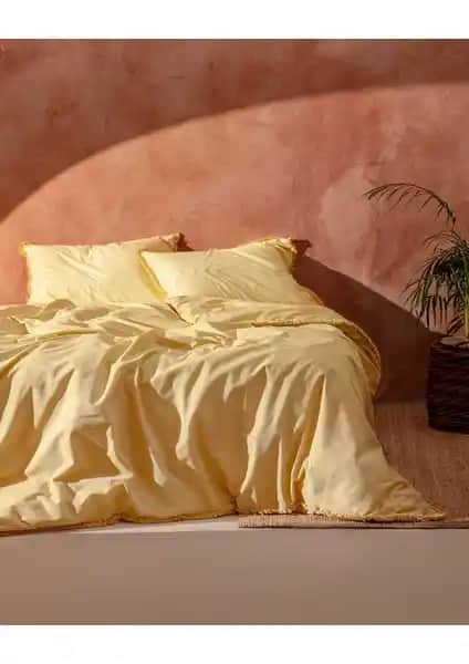 Madame Coco Sona Çift Kişilik Püsküllü Nevresim Takımı Estetik ve Konfor Sunar