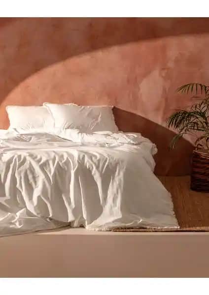 Madame Coco Sona Tek Kişilik Püsküllü Nevresim Takımı Yatak Odası Dekorasyonu İçin Ideal