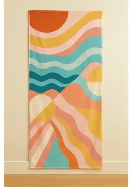 Maison Aura Plaj Havlusu Modern Tasarım ve Fonksiyonellik Birleşimiyle Yaz Aylarına Uygun