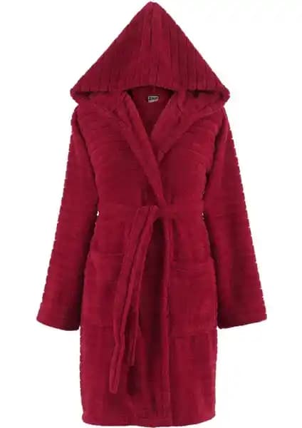 MaisonArt Comfy Kapşonlu Wellsoft Peluş Sabahlık ile Evde Konfor ve Şıklık Sağlayın