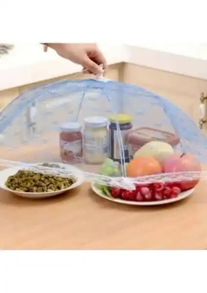 Mavi Gıda Koruma Şemsiyesi ile Gıdalarınızı Güvenle ve Şık Bir Şekilde Koruyun