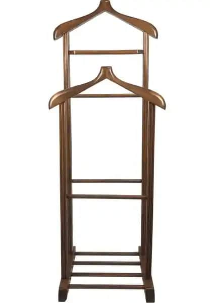 Melada Mobilya Gürgen Çift Tepeli Dilsiz Uşak Cilalı Ceviz Klasik ve Modern Detaylar İçeren Şık Mobilya Parçası