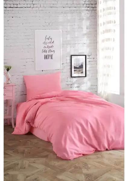 Mertim Tek Kişilik Pembe Nevresim Takımı: Konfor ve Şıklığın Modern Buluşması