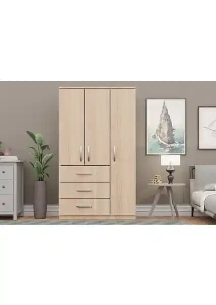 Metalia Gm 302-S Ece Lüx Modern Gardırop: Şık ve İşlevsel Depolama Çözümü