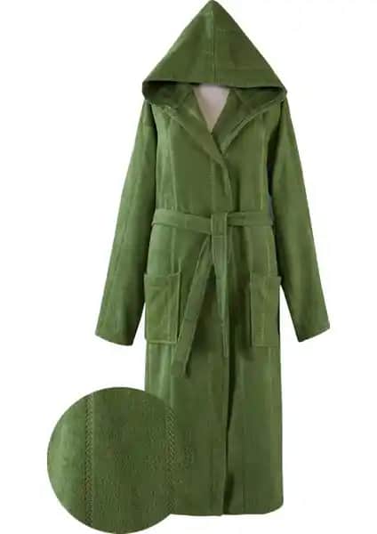 Metis Pamuk Kapüşonlu Unisex Bornoz: Konfor ve Şıklık Sunan Yüksek Kaliteli Tasarım