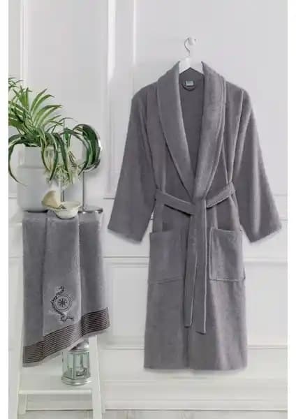 Mira Home Erkek Havlulu Banyo Bornoz Takımı Yüksek Kalite ve Konfor Sunar