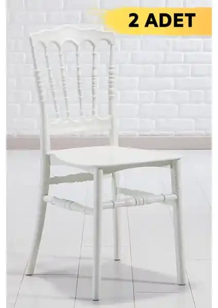 Mobetto Miray Beyaz Pratik Sandalye: Dayanıklı ve Estetik Tasarım Özellikleri