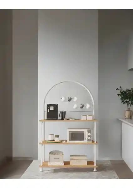 Mobitopya Çevir Kur A. Çam Kahve Köşesi Dolabı: Modern ve Pratik Mutfak Depolama Çözümü