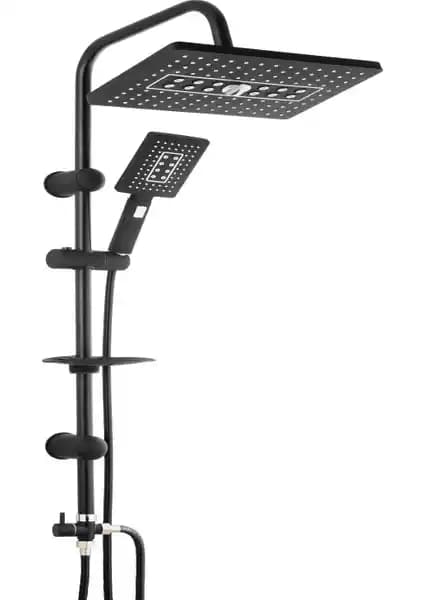 Moda Mix Singapur Siyah Robot Duş Seti Modern ve Şık Tasarımıyla Banyolarınıza Estetik Katıyor