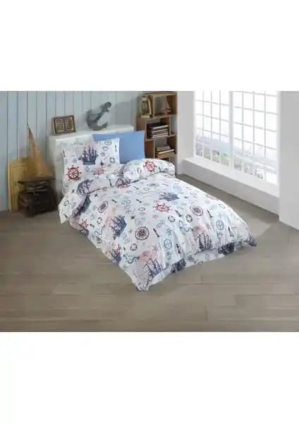 MODELHOME Almira Tek Kişilik Pamuklu Nevresim Takımı: Modern ve Dayanıklı Yatak Tekstili