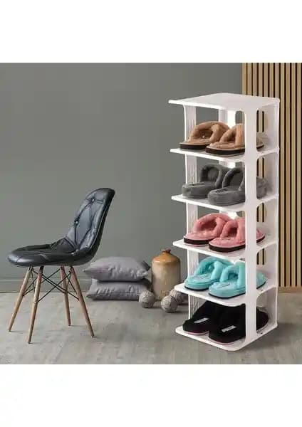 Modern Çok Katmanlı Lüks Ayakkabılık Organizer 5 Katlı ve Estetik Tasarım