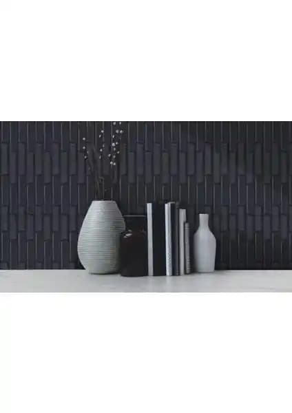 Modern Mekanlar İçin Siyah Opak Renkli Duvar Paneli NW66 Estetik ve İşlevsel Tasarım