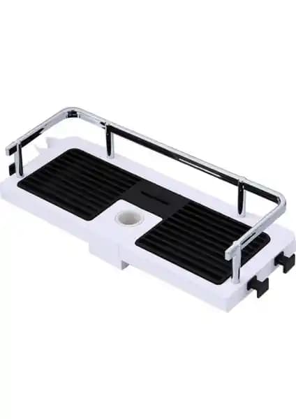 Modern ve Dayanıklı Buffer Banyo Direğine Asılabilir Köşelik Şampuanlık ve Sabunluk Ürünü