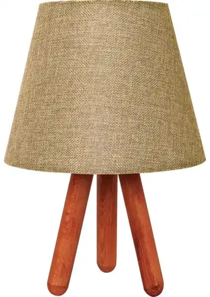 Modern ve Şık D-Light Tripod Masa Lambası Kilim ile İç Mekanlara Sıcaklık Katın