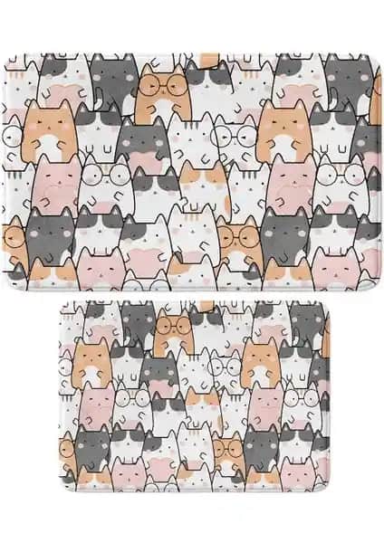 Monnhein Mikrofiber 2'li Banyo Paspası Seti Güvenlik ve Estetiği Bir Arada Sunar