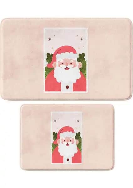 Monnhein Sevimli Tasarımlı Yılbaşı Dekoru ve Banyo Paspası Seti Güvenlik ve Estetiği Bir Arada