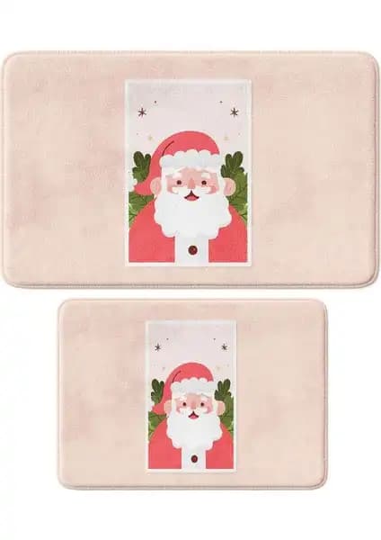 Monnhein Sevimli Tasarımlı Yılbaşı Dekoru ve Banyo Paspası Seti Güvenlik ve Estetiği Bir Arada