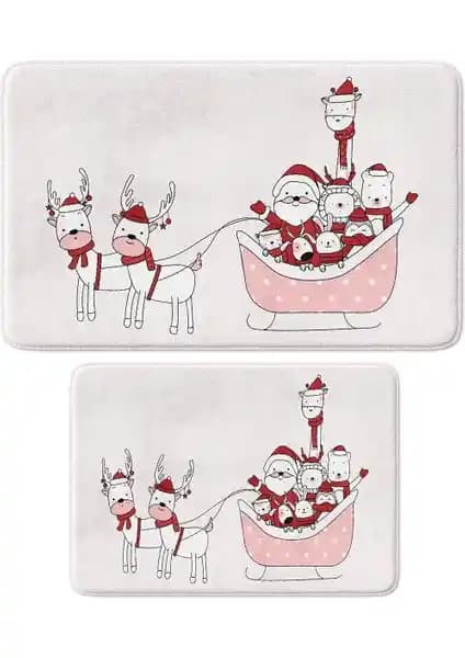 Monnhein Sevimli Yılbaşı Dekoru ve Güvenli Banyo Paspası Seti Özellikleri ve Kullanımı