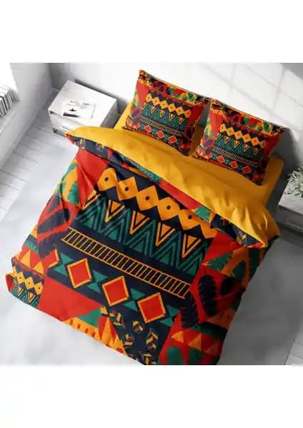 Monohome Avaiyo 3D Pamuk Saten Çift Kişilik Nevresim Takımı Yatak Odası Şıklığı ve Konforu