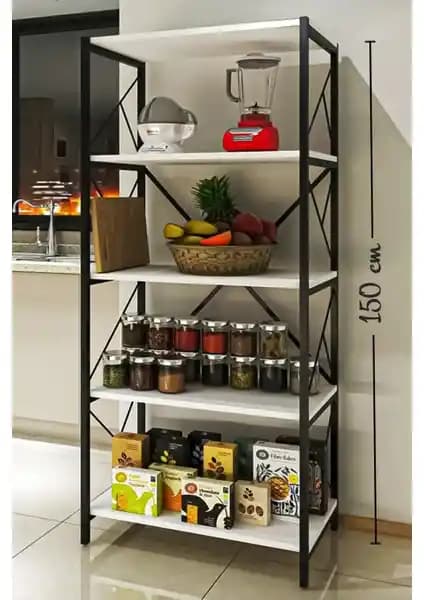 Morpanya Oven Metal Mutfak Rafı: Dayanıklı ve Şık Depolama Çözümü