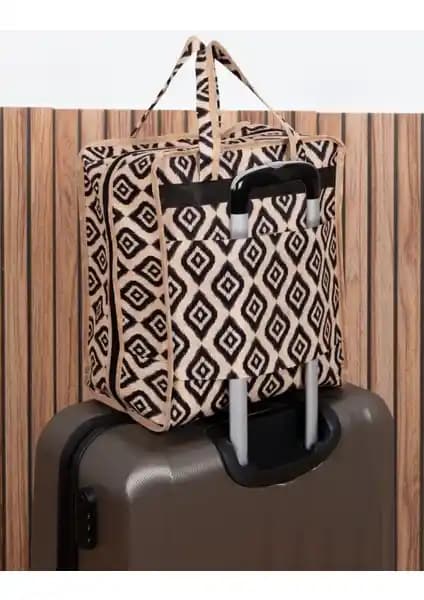 Morport 6 Bölmeli Desenli Ayakkabı Hurcu Seyahatlerde Koruma ve Düzen Sağlar