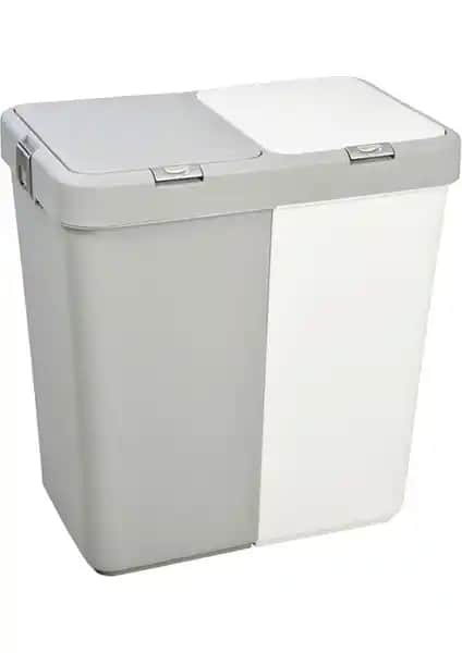 Motek İkili Dokunmatik Kapaklı Kirli Çamaşır Sepeti Özellikleri ve Kullanım Avantajları