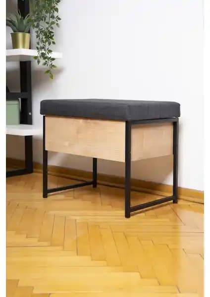 Mudesa Sandıklı Puf Oturaklı Ayakkabılık Modern ve Fonksiyonel Tasarımıyla Ev Dekorasyonuna Şıklık Katıyor