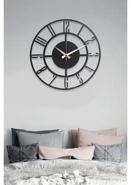 Muyika Bunnela Metal Siyah Duvar Saati: Modern ve Şık Tasarımıyla Dekorasyonunuza Zarif Dokunuş