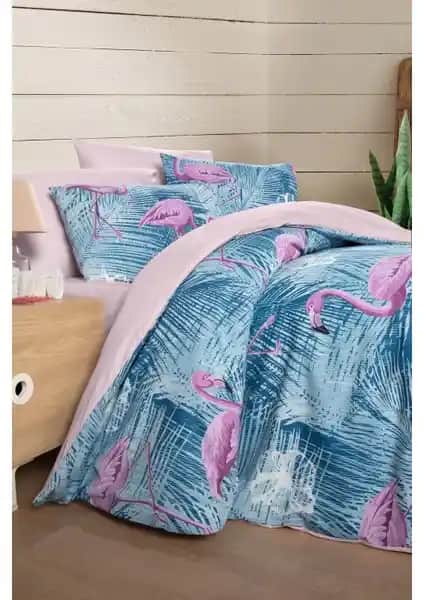 My Story Flamingo Çift Kişilik Nevresim Takımı Estetik ve Konfor Sunar