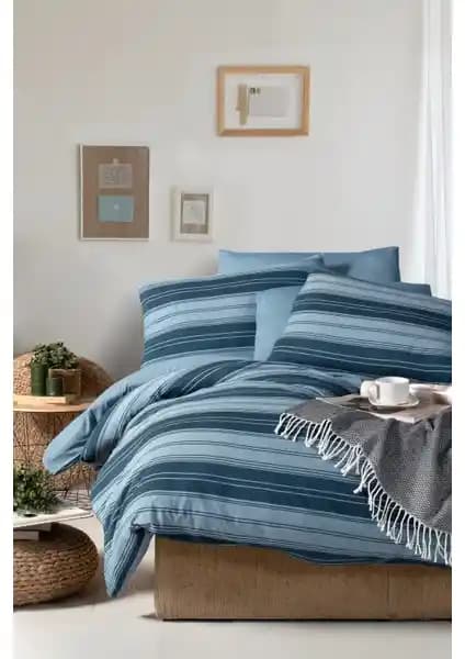 My Story Lastikli Çarşaflı Çift Kişilik Nevresim Takımı: Şık ve Fonksiyonel Yatak Seti