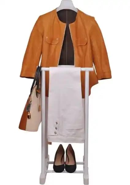 Mynila Dilsiz Uşak Elbise Askısı: Çok Fonksiyonlu ve Pratik Saklama Çözümü