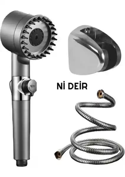 Ni Deir Çok Fonksiyonlu Start-Stop Filtreli Duş Başlığı Modern ve Dayanıklı Tasarım