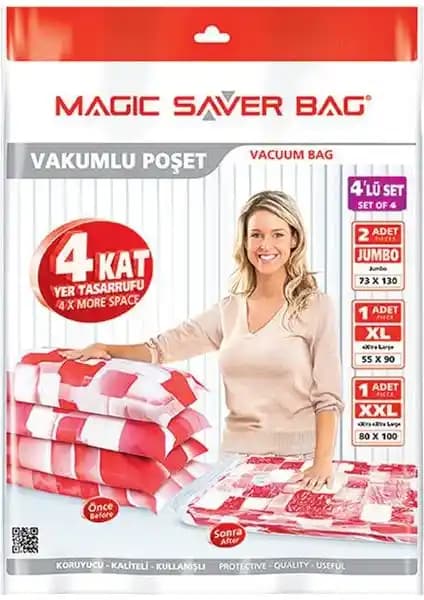 Nil Collection Macıg Silver Vakumlu Hurç: Çok Amaçlı Pratik Saklama Çözümü