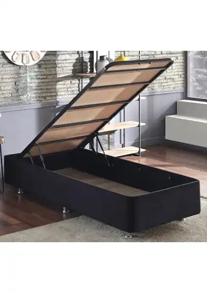 Niron Ela Baza: Modern, Dayanıklı ve Depolama Özellikli Tek Kişilik Yatak Bazağı