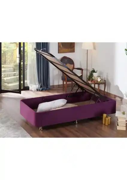 Niron Purple Baza 80x180 cm modern dayanıklı yatak bazası ve depolama çözümü