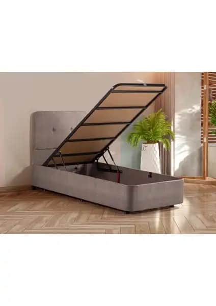 Niron Yatak Luna Baza ve Başlık Seti: Modern ve Dayanıklı Tek Kişilik Uyku Çözümü