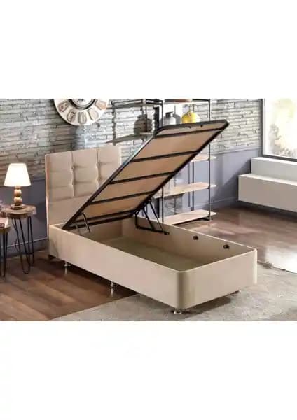 Niron Yatak Polo Baza ve Başlık Seti Modern Tasarım ve Fonksiyonelliğiyle Yatak Odası Dekorasyonunu Tamamlar