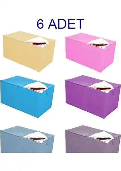 Nistabolje 6 Adet Hurç Seti: Pratik ve Dayanıklı Depolama Çözümü