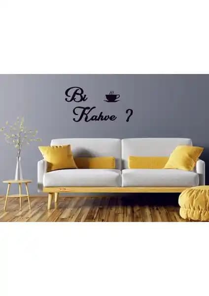 Numa Concept Bi Kahve Duvar Yazısı Modern ve Şık Mutfak Dekorasyonu İçin Uygun Bir Seçenektir