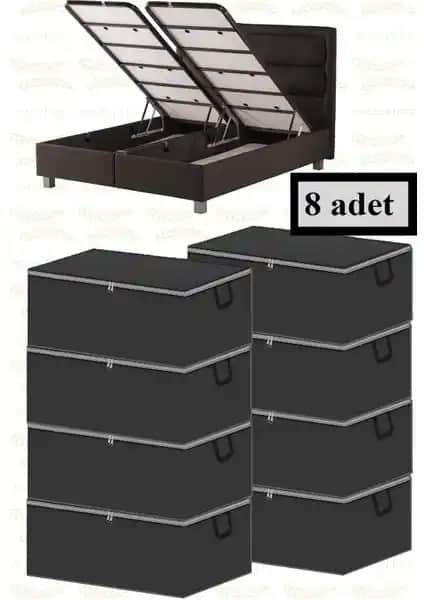 Nutex 8 Adet Baza Altı Hurç Seti ile Eşyalarınızı Güvenle Saklayın ve Düzenleyin