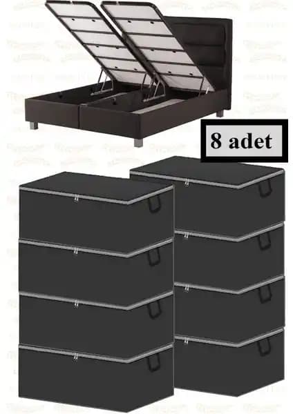 Nutex 8 Adet Baza Altı Hurç Seti ile Eşyalarınızı Güvenle Saklayın ve Düzenleyin