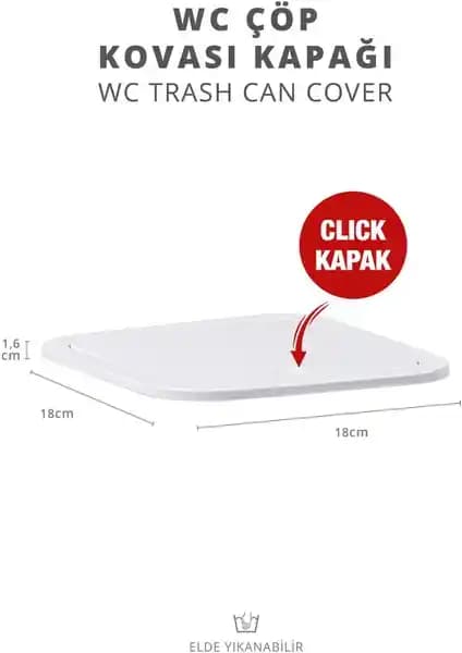 Okyanus Home Beyaz Kare Yedek Çöp Kovası Kapağı İncelenmesi ve Kullanıcı Yorumları
