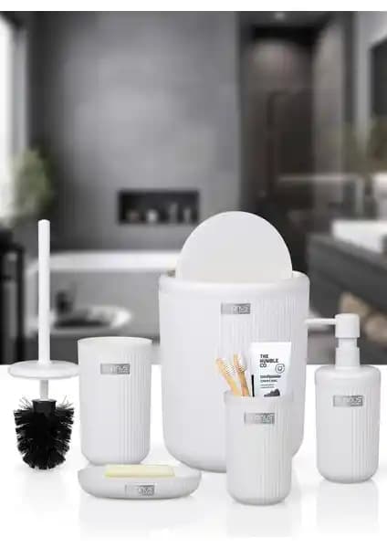 Okyanus Home Linea Yuvarlak Banyo Seti: Modern ve Dayanıklı Tasarımın Şıklığı